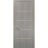 Modern Wood Interior Door with Hardware | Planum 0020 White Silk | Single Panel Frame Trims | Bathroom Bedroom Sturdy Doors-18" x 80" Grey Oak
