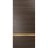 Slab Barn Door Panel | Planum 2010 Chocolate Ash and Aluminum Strips | Sturdy Finished Doors | Pocket Closet Sliding Chocolate Ash