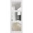 Slab Barn Door Panel | Lucia 2555 Matte Black with Clear Glass | Sturdy Finished Doors | Pocket Closet Sliding White