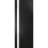 Slab Barn Door Panel | Planum 0040 Matte Black with White Glass | Sturdy Finished Doors | Pocket Closet Sliding Black Matte