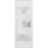 Slab Barn Door Panel 3 Lites | Lucia 4070 White Silk with Frosted Glass | Sturdy Finished Doors | Pocket Closet Sliding White