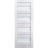 Slab Barn Door Panel | Veregio 7455 Antracite with Frosted Glass | Sturdy Finished Doors | Pocket Closet Sliding White
