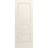 Slab Door Panel 18 x 80 inches / Mela 7001 Matte White / Modern Finished Doors / Pocket Closet Sliding Barn Painted Creamy
