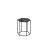 Coffe Table LUCCA 13x15x17 NAMIBIA BLACK Richmond Black