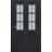 Sliding Closet Bi-fold Doors | Veregio 7339 Antracite with Frosted Glass | Sturdy Tracks Moldings Trims Hardware Set | Wood Solid Bedroom Wardrobe Doors  Antracite