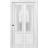 Sliding Closet Bi-fold Doors | Lucia 22 Matte Black with Frosted Glass | Sturdy Tracks Moldings Trims Hardware Set | Wood Solid Bedroom Wardrobe Doors  White