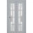 Sliding Closet Bi-fold Doors | Veregio 7412 Antracite with Frosted Glass | Sturdy Tracks Moldings Trims Hardware Set | Wood Solid Bedroom Wardrobe Doors  Matte Grey