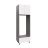 UDOC3090DD-SD-GRE Tall Double Oven Cabinets -with Black Matte door Black