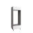 UDOC3084DD-SD-GRE Tall Double Oven Cabinets -with Black Matte door White