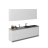 Kitchen Fusion Collection White Gloss Color Base Size 8.5Ft Wide White Gloss