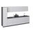 Kitchen Elegant Collection Gray Color Base Size 11Ft Wide White Gloss