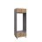 UDOC3084DD-SD-GRE Tall Double Oven Cabinets -with Black Matte door Natural Teak