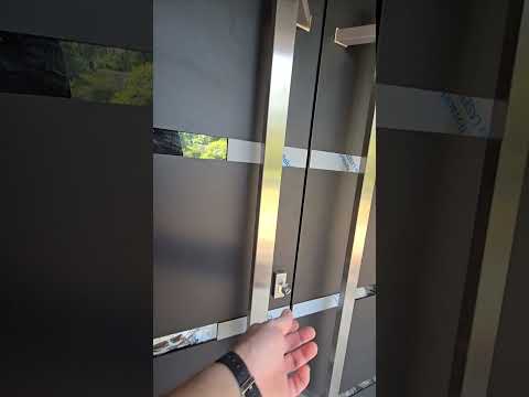 Double Exterior Doors Deux 1105 Black - UnitedPorte