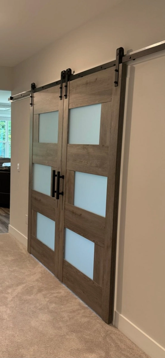 Sete 6933 Nebraska Grey, double barn doors