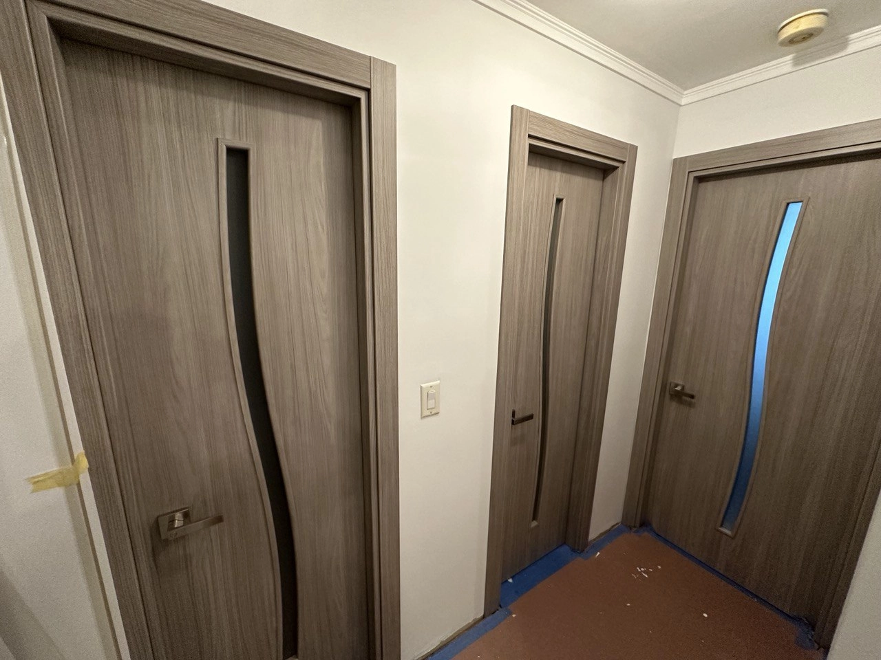 Single solid wood with honeycomb interior swing door | Basic 3002 Ash Franko | 18 x 80 photo#8