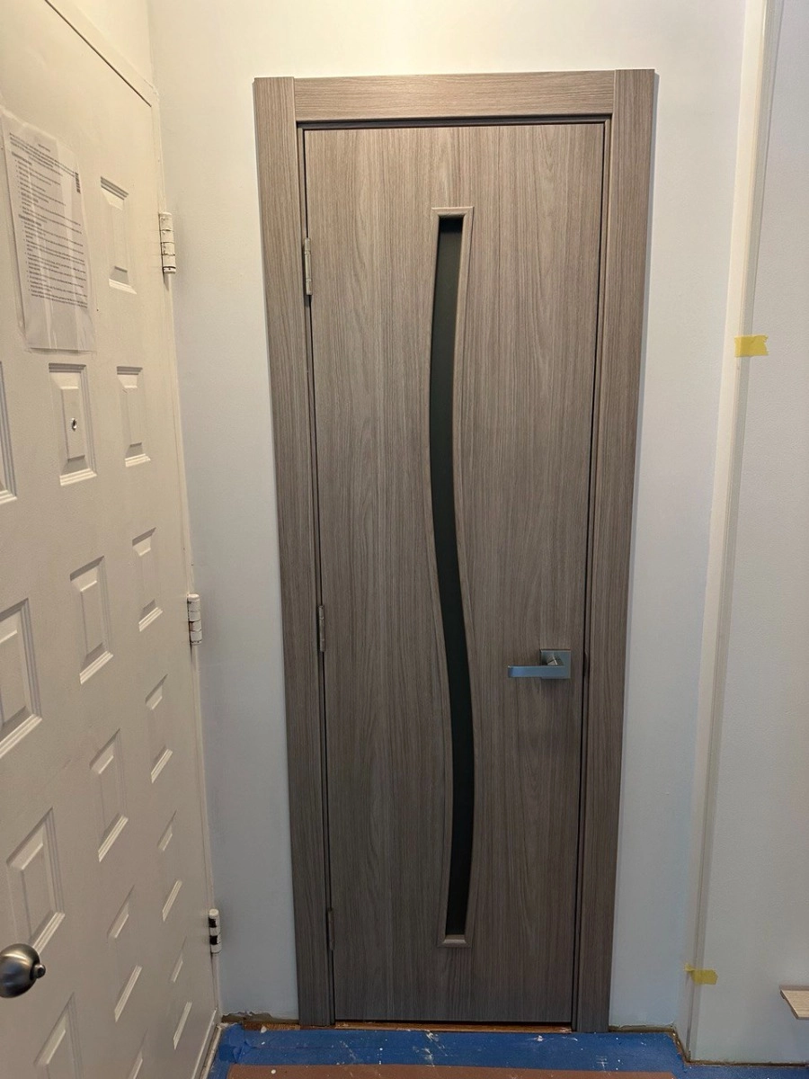 Single solid wood with honeycomb interior swing door | Basic 3002 Ash Franko | 18 x 80 photo#9