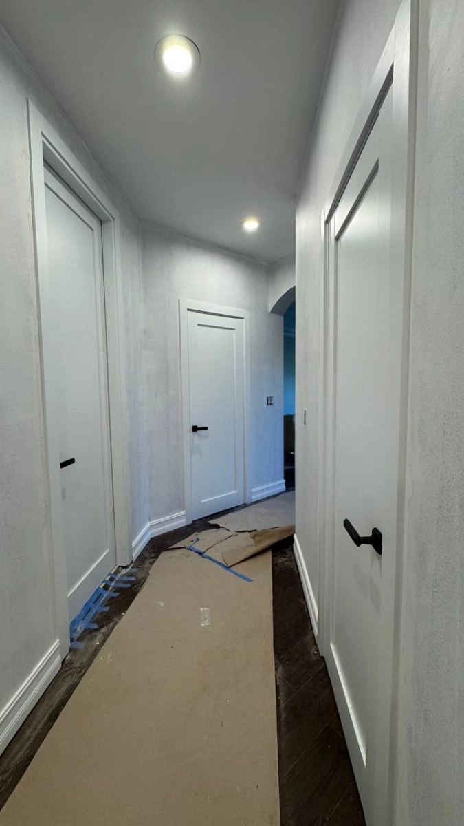 Single mdf shaker interior swing door | Quadro 4111 White | 18 x 80 photo#16