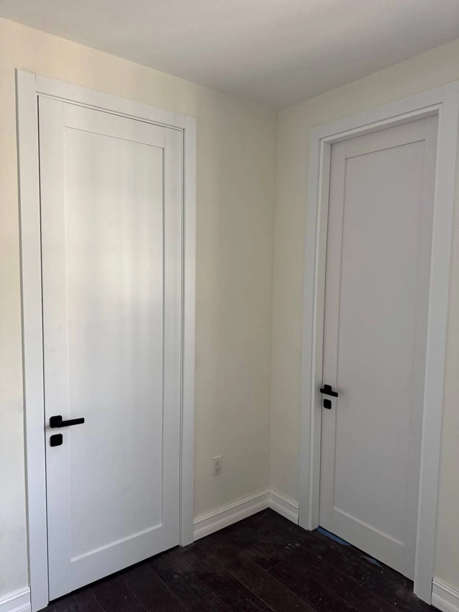 Single mdf shaker interior swing door | Quadro 4111 White | 18 x 80 photo#19