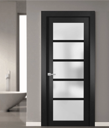 Should the interior door open inward or outward?
