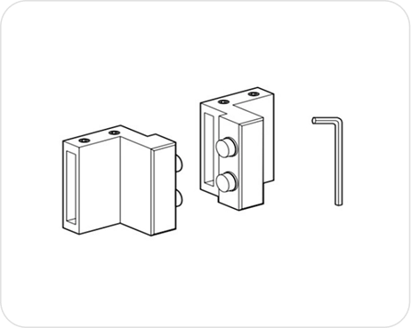 F - door stops with Allen wrench
