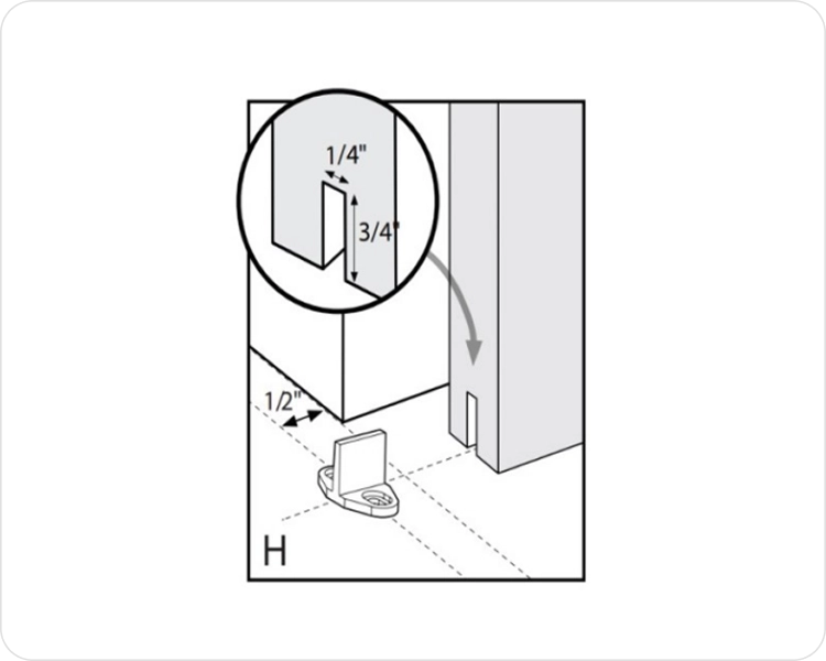 Install floor guide