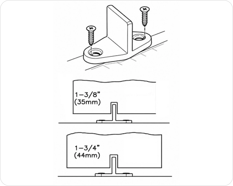 T-Shape Floor Guide Groove