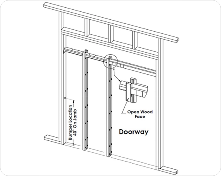 Attach the metal stiffener studs