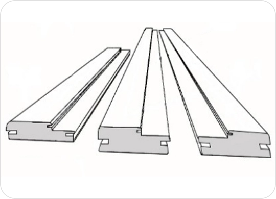 Doorframe set (jamb + head)