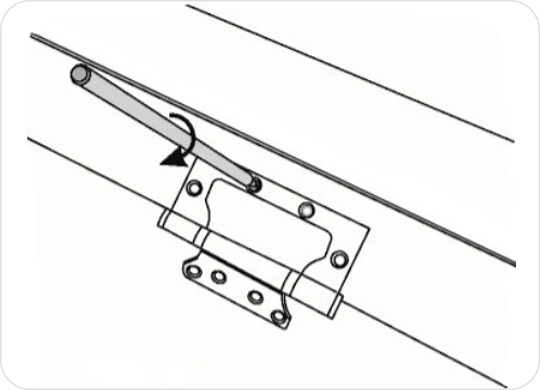 Marking hinge positions