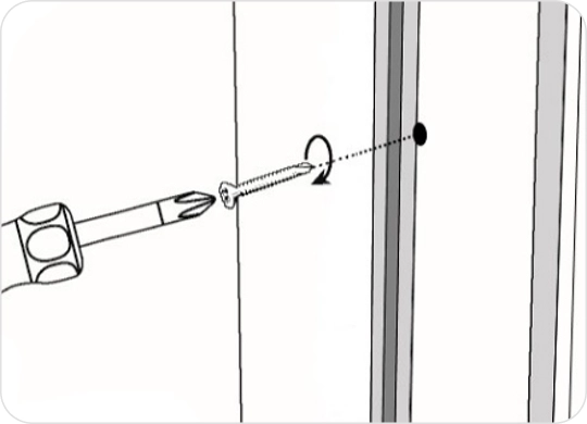 Fastening the frame