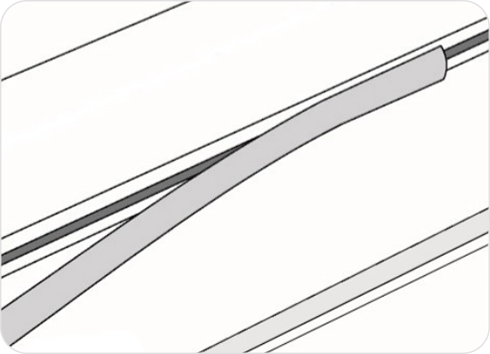 Installing the weather strip