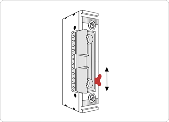 "Day" / "night" mode switch on the latch body