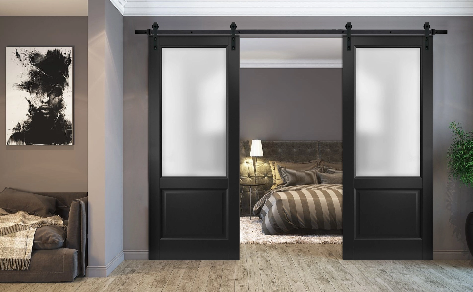 Double Barn Door Image 7