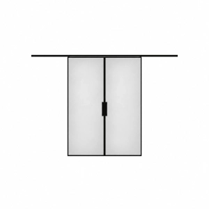 
Double glass sliding doors for partition walls