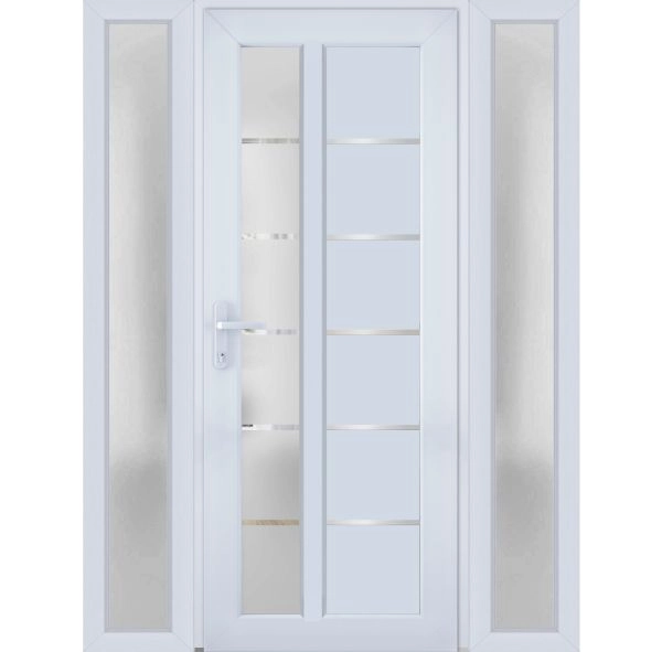 
Front doors with glass and sidelights