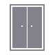 Double swing doors