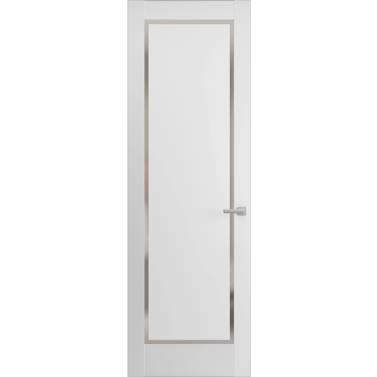 
Single frameless doors
