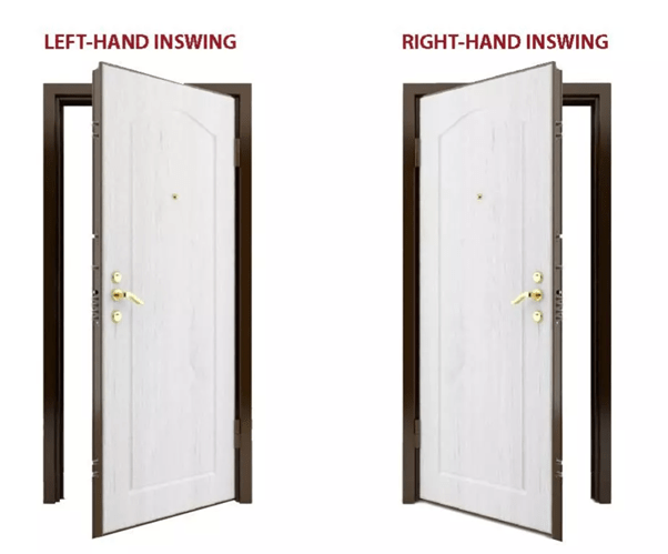 Guide for replacement of entry door