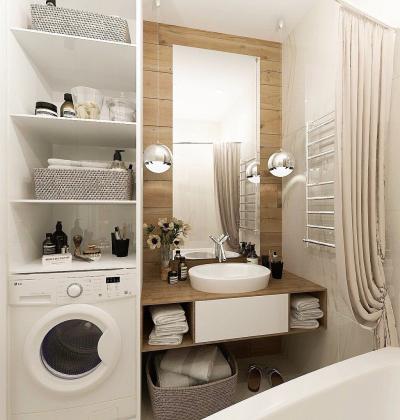Modern solutions for a small bathroom: little space - lots of possibilities