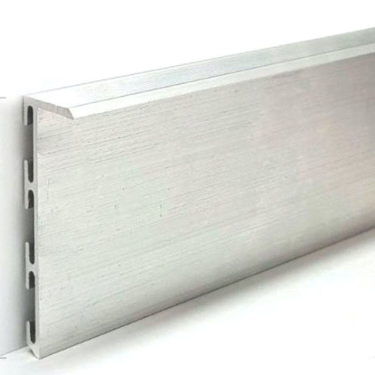 Baseboard for frameless doors